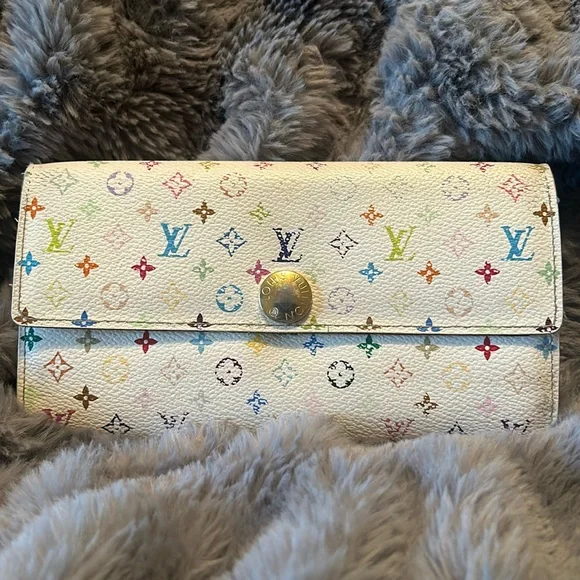 Multicolor Murakami Louis Vuitton Wallet - Picture 1 of 8